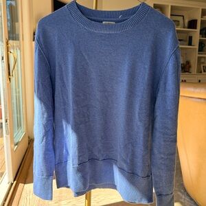 L.L. Bean Women's Blue Crew Neck Sweater